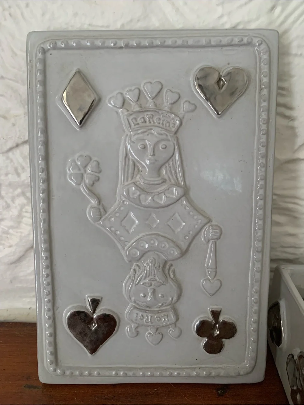 Jonathan Adler ceramic playing card case